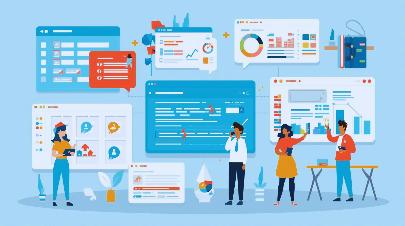 School management ERP dashboard